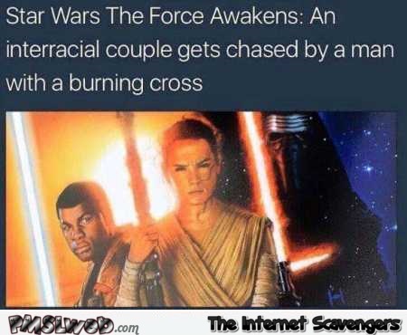 Star Wars the force awakens think about it humor @PMSLweb.com