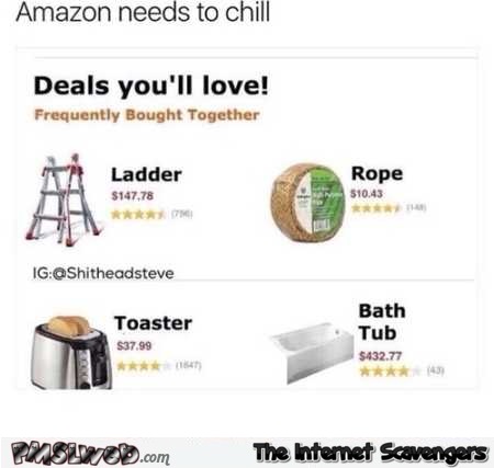 Funny Amazon suggestions @PMSLweb.com