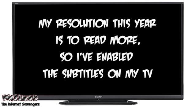 My resolution this year is to read more humor