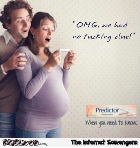 Funny pregnancy advertising fail - Weekend comedy club @PMSLweb.com