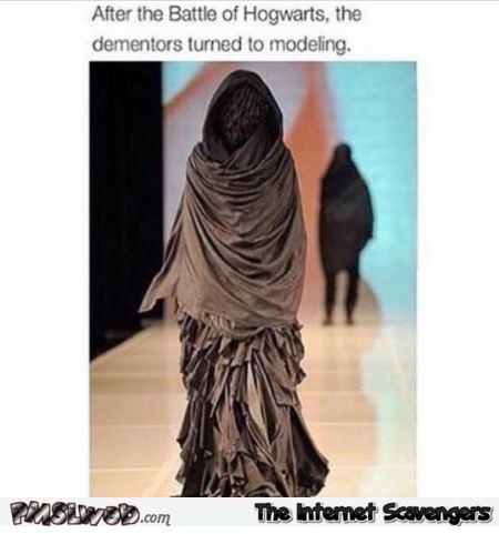 Dementors turned to modeling funny meme @PMSLweb.com