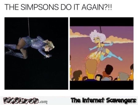 The Simpsons were right again Lady Gaga meme - Hilarious Tuesday fun @PMSLweb.com