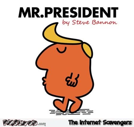 Funny Trump Mr Men @PMSLweb.com