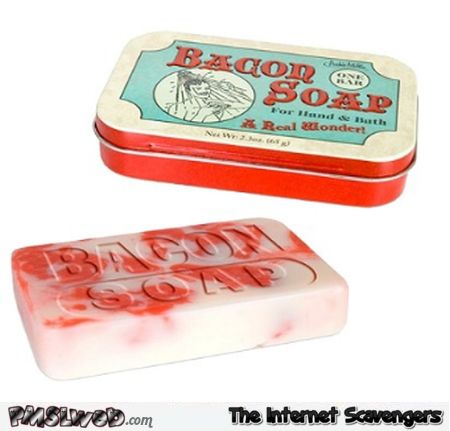 Funny Bacon soap @PMSLweb.com