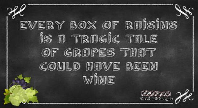 Every box of raisins is a tragic tale funny quote - Hilarious Tuesday fun @PMSLweb.com