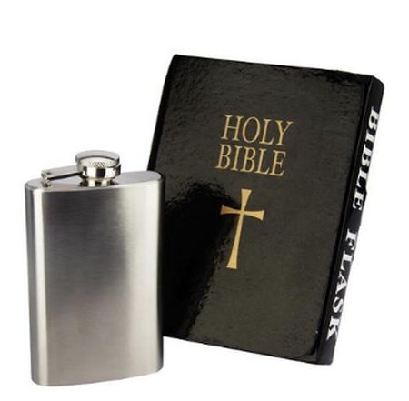 Funny Bible flask @PMSLweb.com