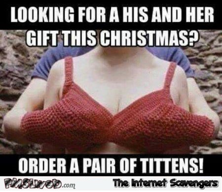 Order a pair of tittens funny meme @PMSLweb.com