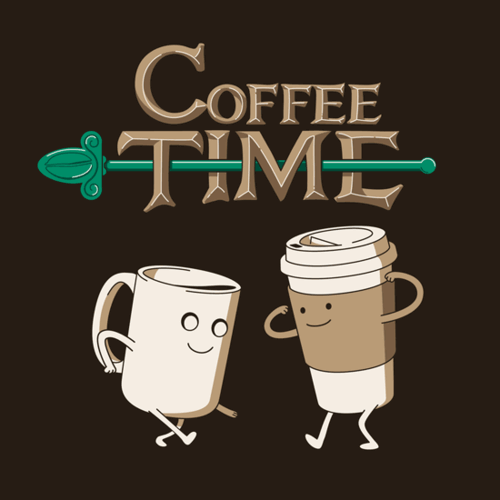 Funny coffee time gif - LMAO picture collection @PMSLweb.com