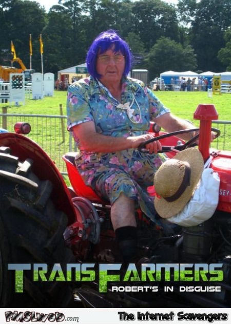 Funny Transfarmers poster parody @PMSLweb.com