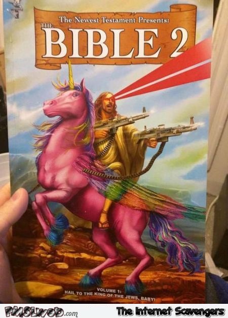 Bible 2 sarcastic humor @PMSLweb.com