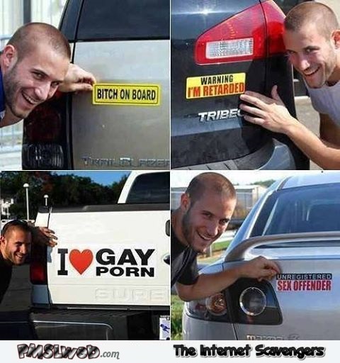 Funny bumper sticker pranks - Silly memes and pictures @PMSLweb.com