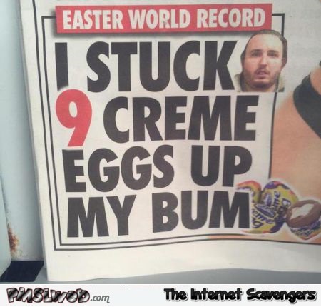 WTF funny Easter world record - Hilarious Easter pictures @PMSLweb.com