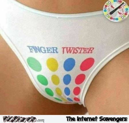 Funny adult twister panties @PMSLweb.com
