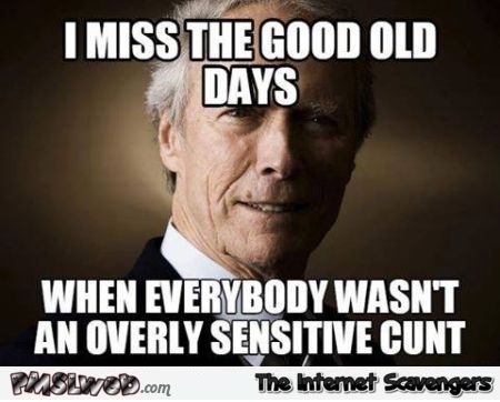 I miss the good old days funny sarcastic meme @PMSLweb.com