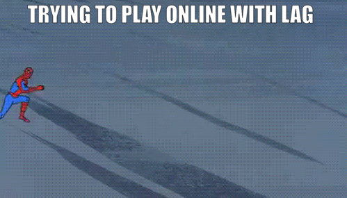When you play online with lag funny gif @PMSLweb.com