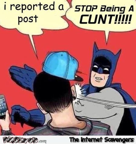 I reported a post funny batman meme - Silly memes and pictures @PMSLweb.com