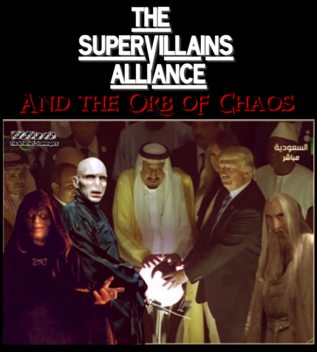The Supervillains alliance and the orb of chaos humor