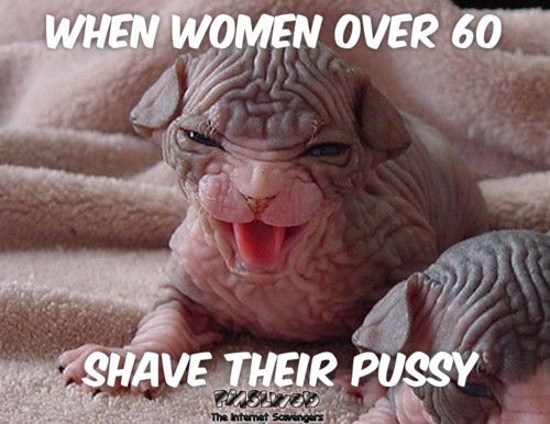 When women over 60 shave their pussy adult humor @PMSLweb.com