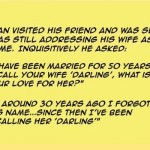 Old man calling his wife darling funny joke - Wacky Hump day funnies @PMSLweb.com