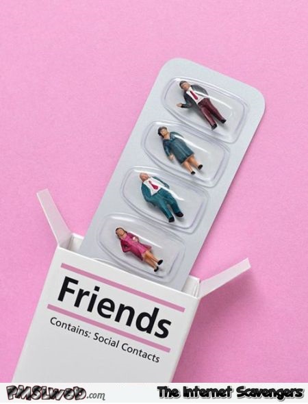 Funny friends prescription box @PMSLweb.com
