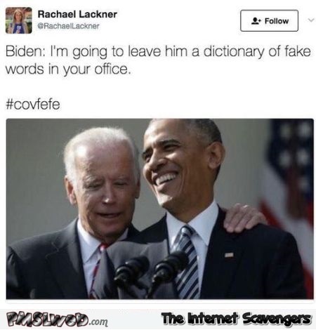Biden left a dictionary of fake words in the oval office funny meme @PMSLweb.com