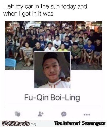 Fu Qin Boi Ling funny name meme @PMSLweb.com