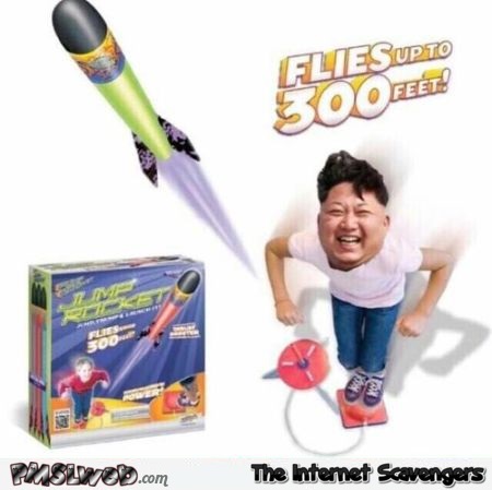  Funny Kim Jong Un jump rocket - LOL memes and pics @PMSLweb.com