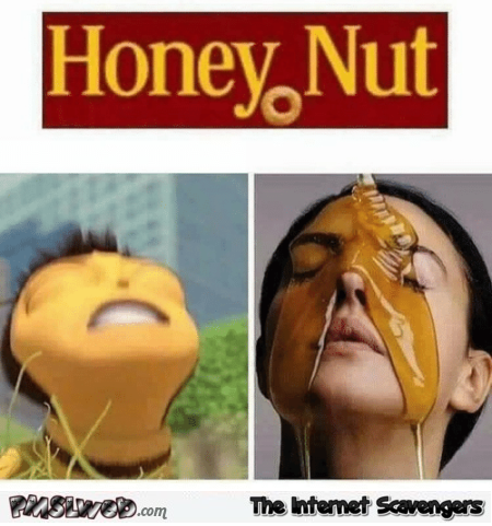 Funny Honey Nut adult meme @PMSLweb.com