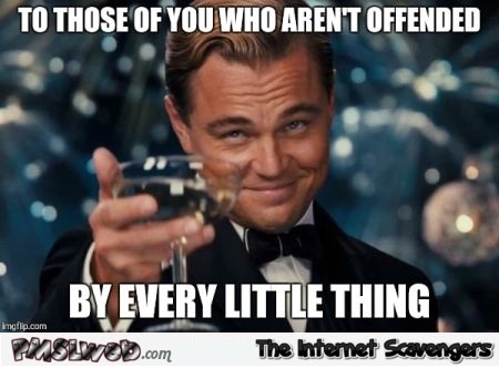 To those of you who aren't offended by everything sarcastic meme @PMSLweb.com