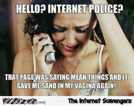 Hello Internet police funny sarcastic meme @PMSLweb.com