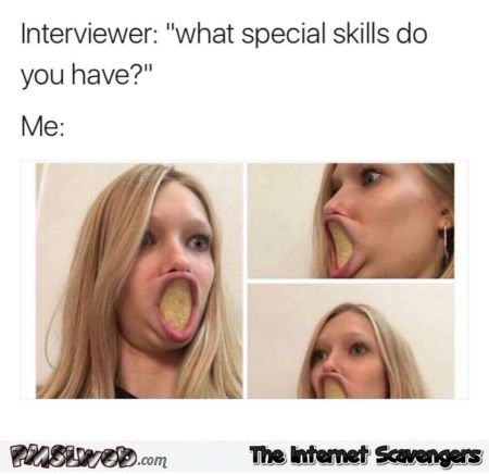 What special skills do you have funny meme - Amusing Internet pics @PMSLweb.com