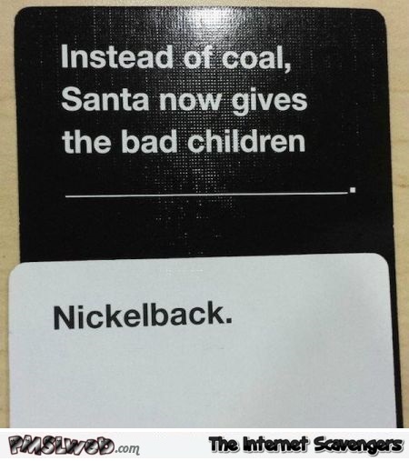 Funny Christmas cards against humanity @PMSLweb.com