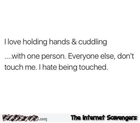  I love holding ha I love holding hands and cuddling funny quote @PMSLweb.comnds and cuddling funny quote @PMSLweb.com