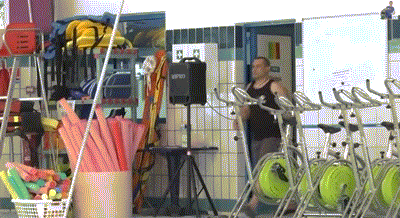 Funny fish out of water costume prank gif