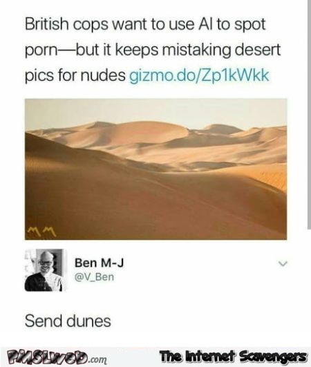 Send dunes funny comment @PMSLweb.com