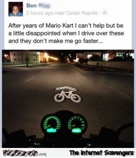 After years of Mario Kart funny comment