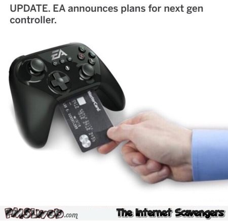 Funny EA next gen controller meme @PMSLweb.com
