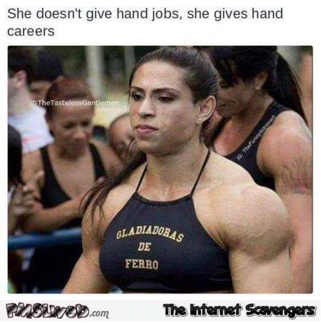She gives hand careers funny meme @PMSLweb.com