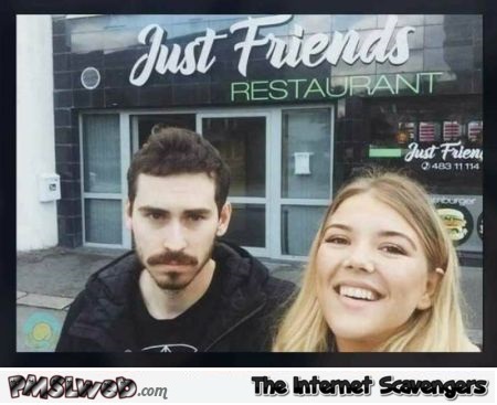 Funny just friends restaurant