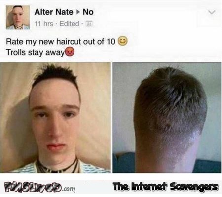 Rate my new haircut funny post