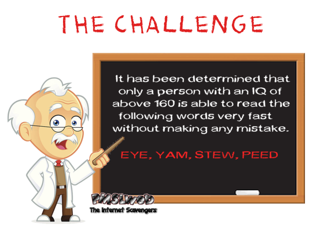 Funny sarcastic challenge prank - Sarcastic memes and pics @PMSLweb.com