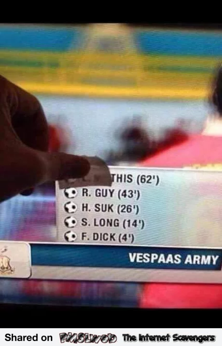 Funny Korean football team names | PMSLweb