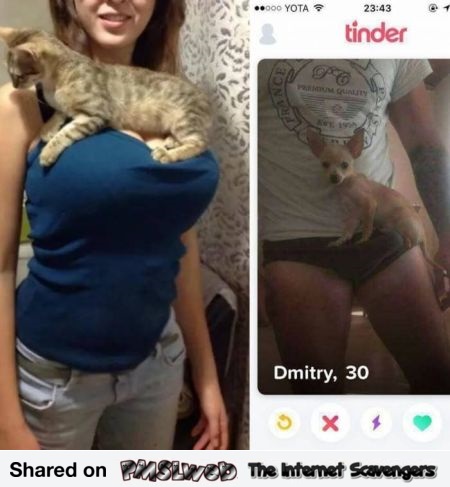 Funny Tinder photo reply adult humor