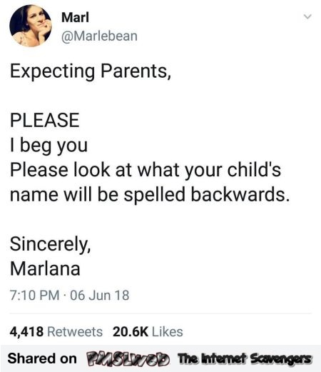 Dear expecting parents funny tweet