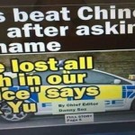 Cops beat Chinese man funny news title - Funny memes and pictures @PMSLweb.com