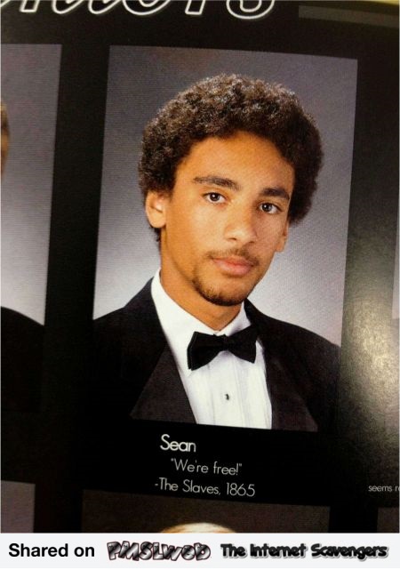 Funny senior year book quote