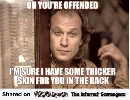 Oh you're offended sarcastic meme - Hilarious pictures post @PMSLweb.com