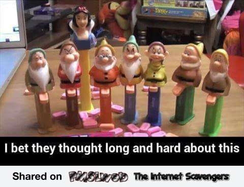 Funny Snow white and the 7 dwarfs candy design fail | PMSLweb